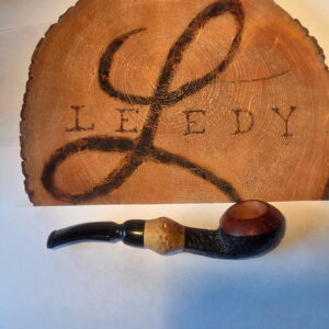 Leedy Medium Rusticated Rhodesian with Indonesian Bamboo shank extension